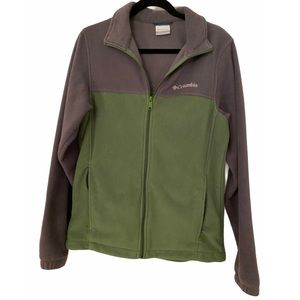 Columbia Green and Grey Jacket Men’s Size Small